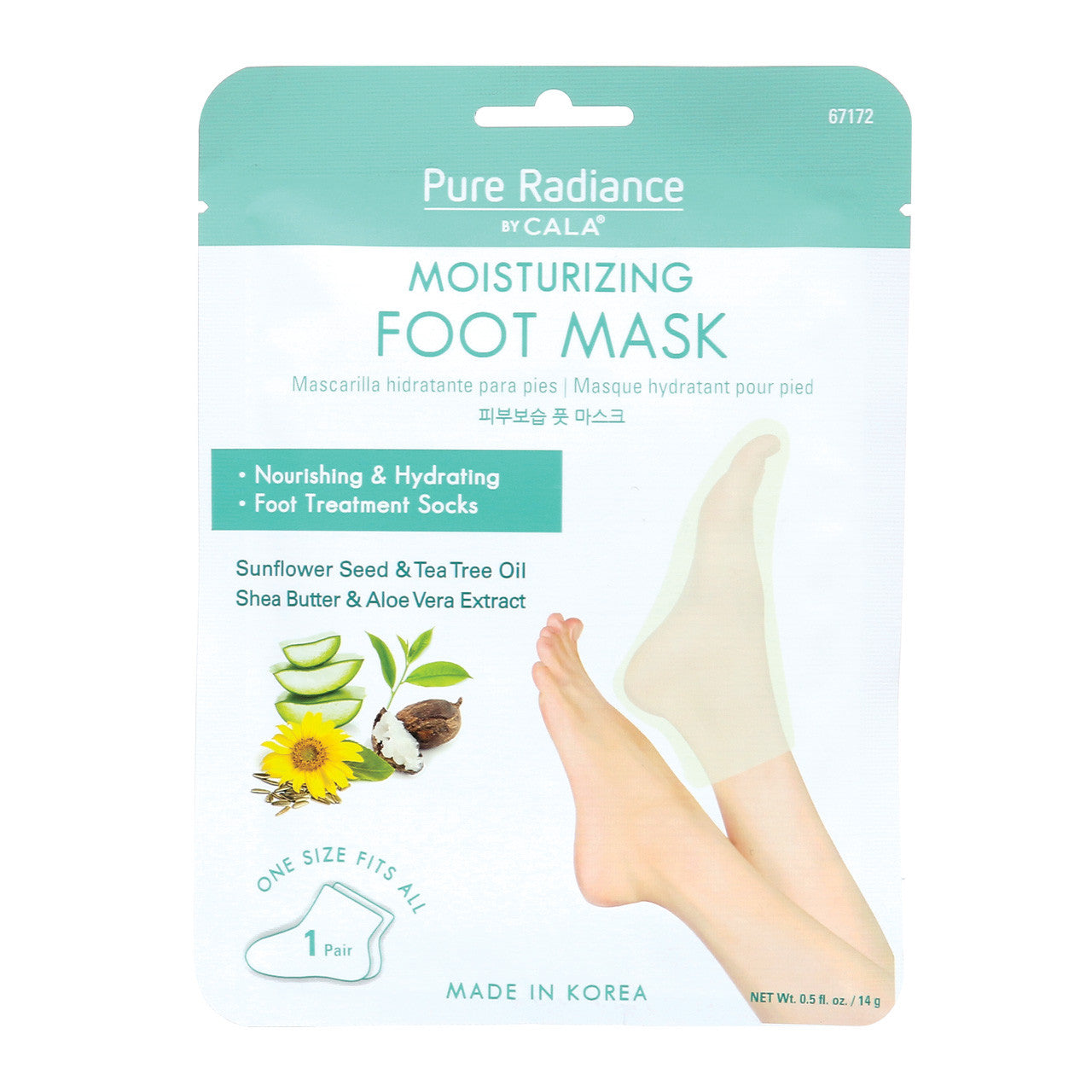 Cala Moisturizing Foot Masks Socks (3 PAIRS) (67172)
